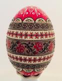 Rhea Ostrich Pysanky. Hand painted